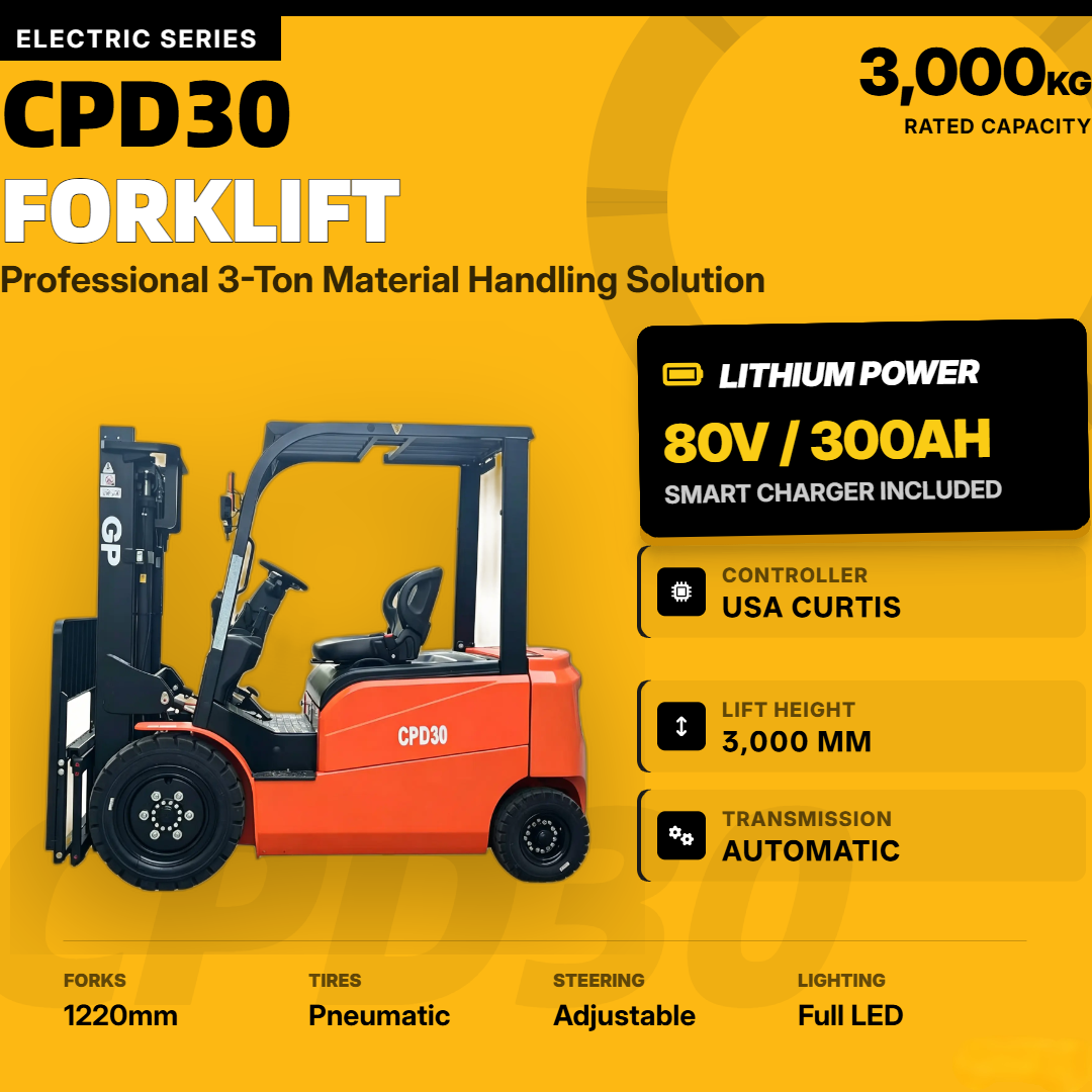 3.0T Electric Forklift Truck
