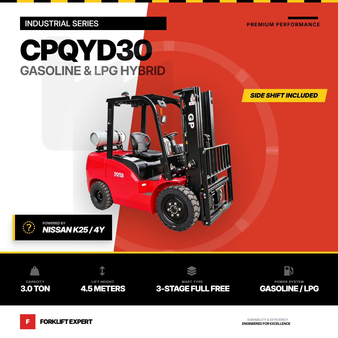 3.0T Gasoline/LPG Forklift Truck